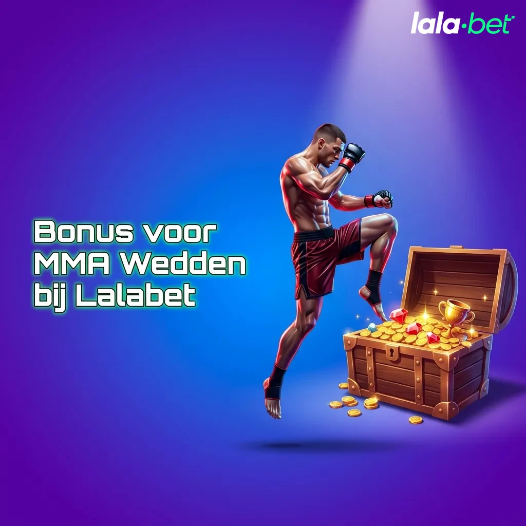 Lalabet welkomstbonus: 100% matchbonus tot €100 voor sportweddenschappen inclusief MMA-gevechten