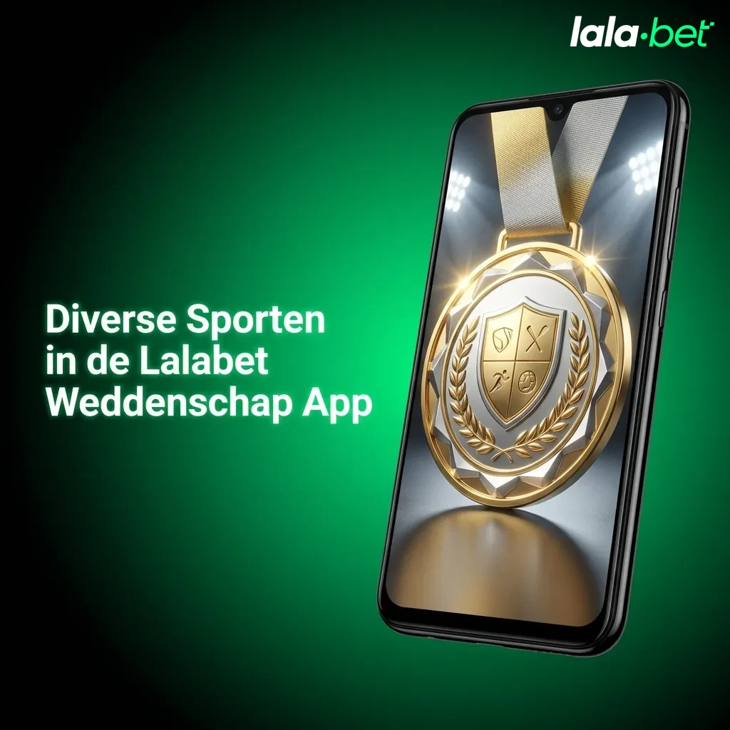 Lalabet weddenschap app toont diverse sporten inclusief voetbal, tennis, basketbal en eSports voor live weddenschappen