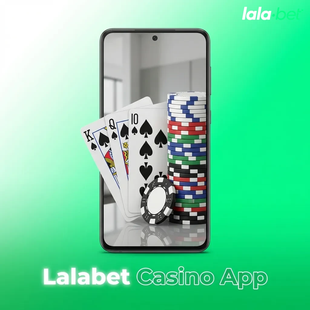 Lalabet Casino App mobile interface showing live casino games, slots, and table games from top providers