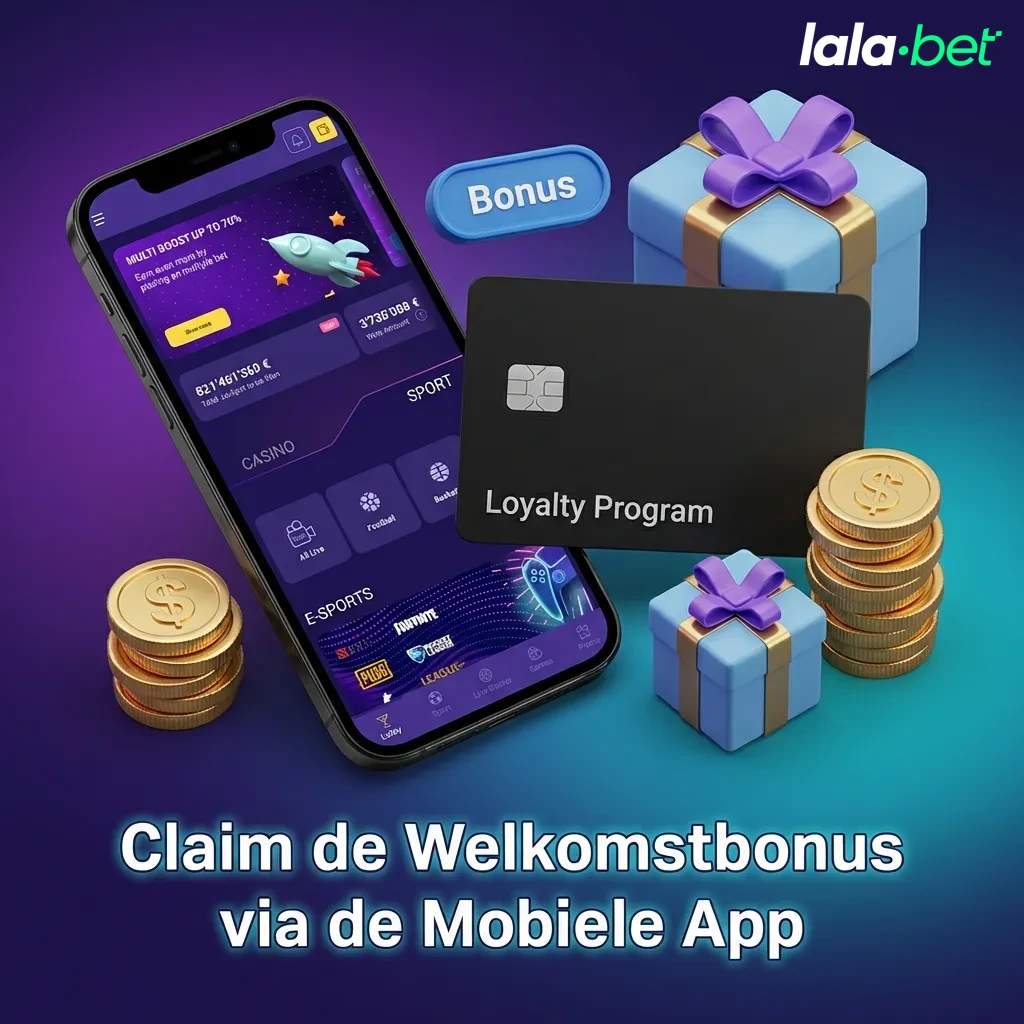 Smartphone showing mobile casino app with welcome bonus activation screen and deposit options
