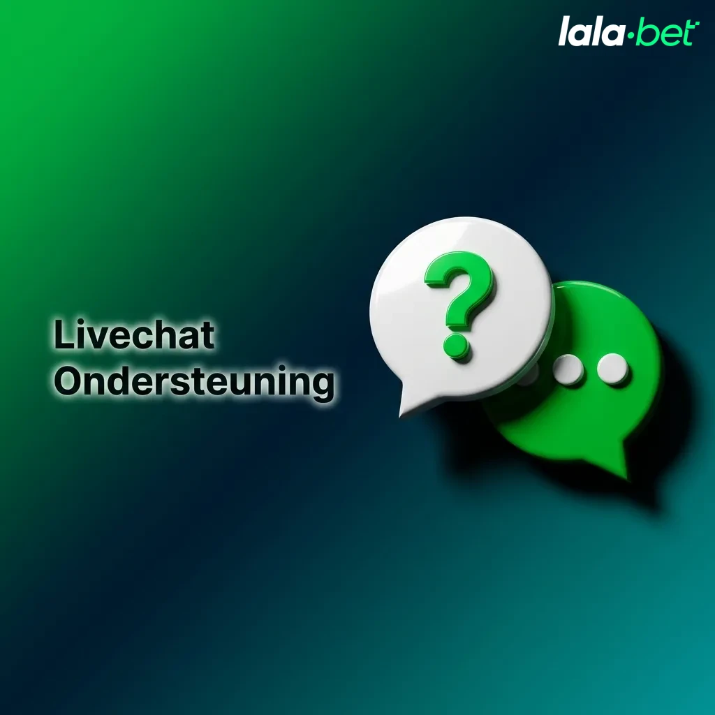 Livechat ondersteuning interface met chatknop voor directe hulp bij vragen over bonussen, stortingen en accountproblemen