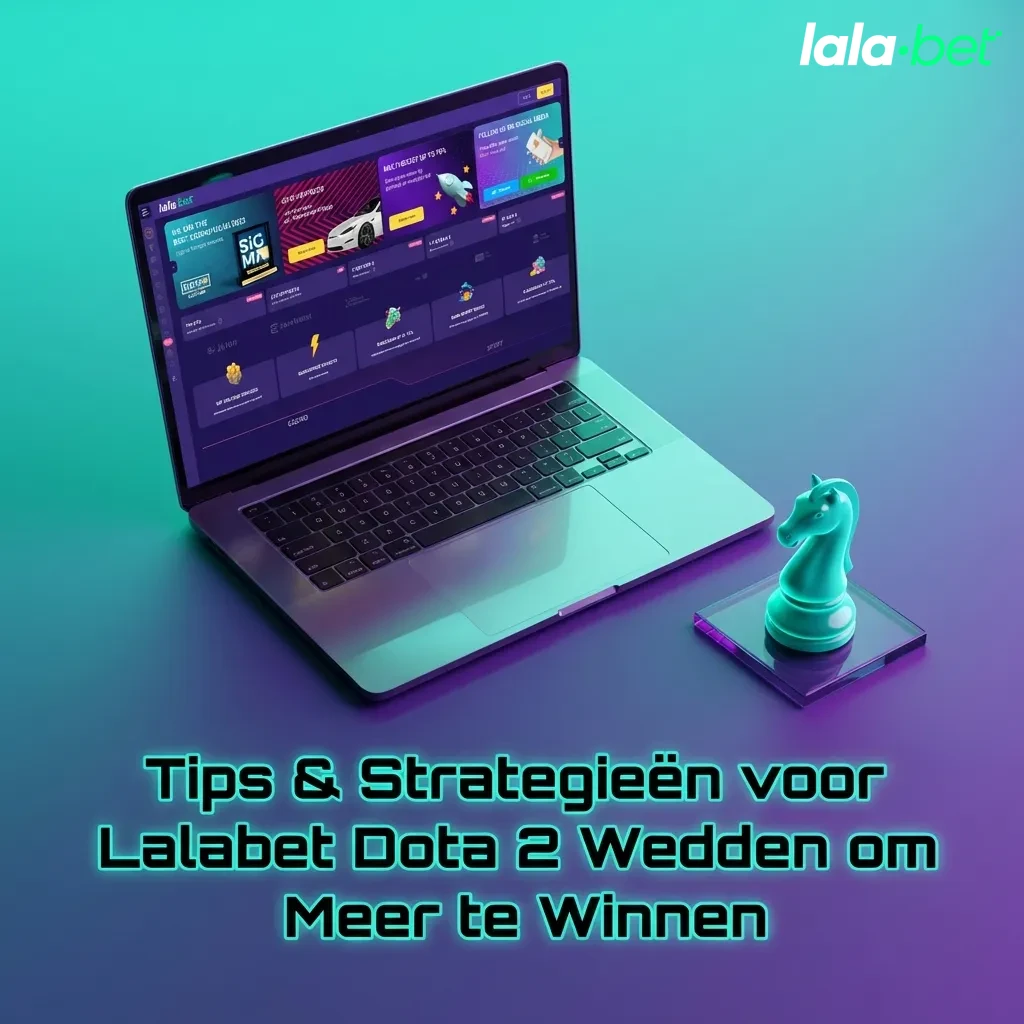 Dota 2 betting strategies guide showing bankroll management, team research, and odds monitoring tips for Lalabet platform